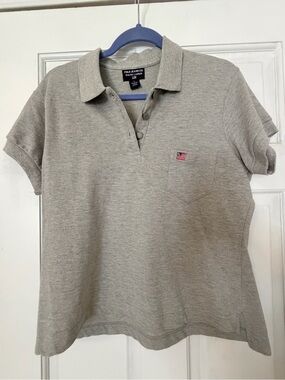 Polo Jeans Co by Ralph Lauren Heather Gray Short Sleeve Polo Tee
